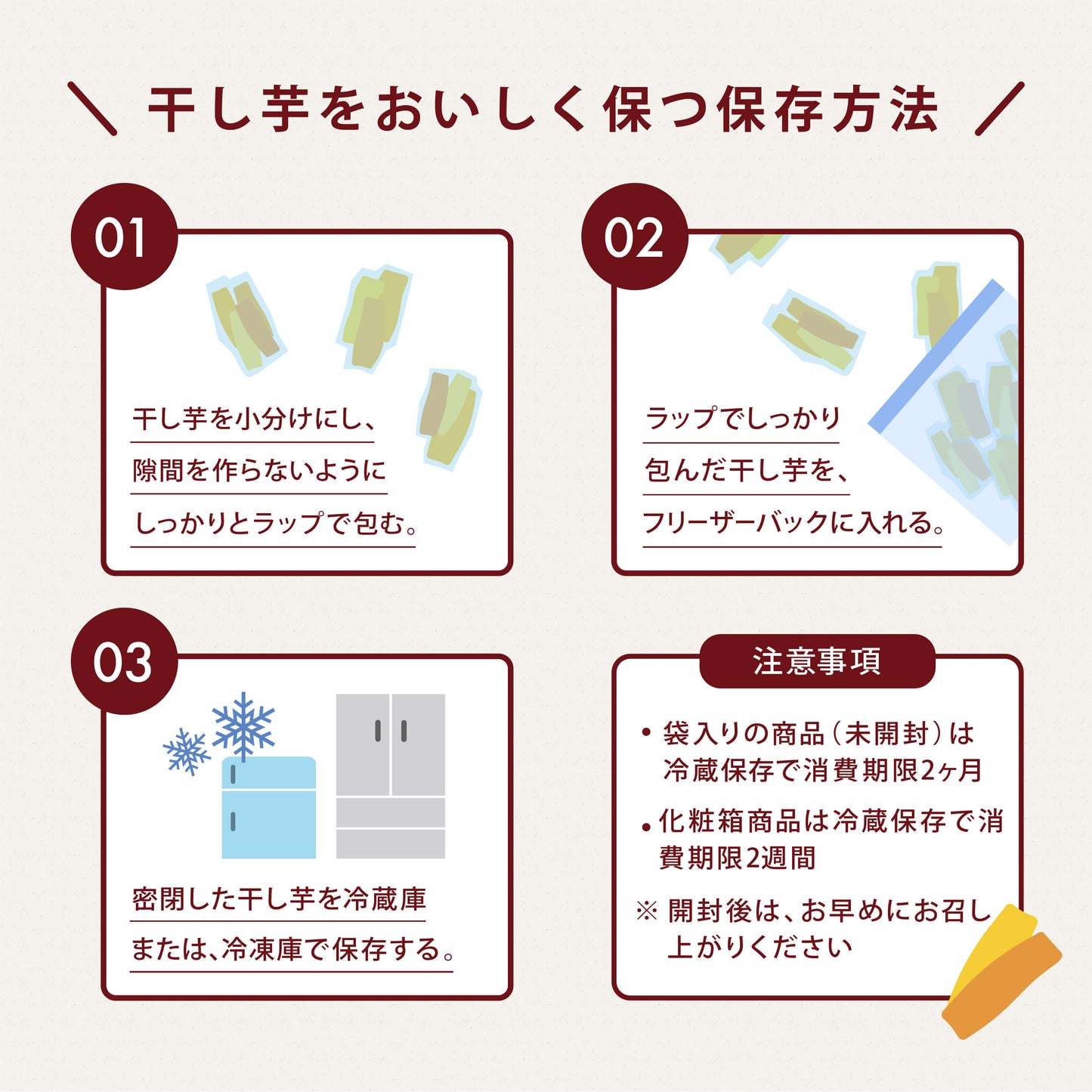 【定期便商品】平干し 標準品 食べ切りセット